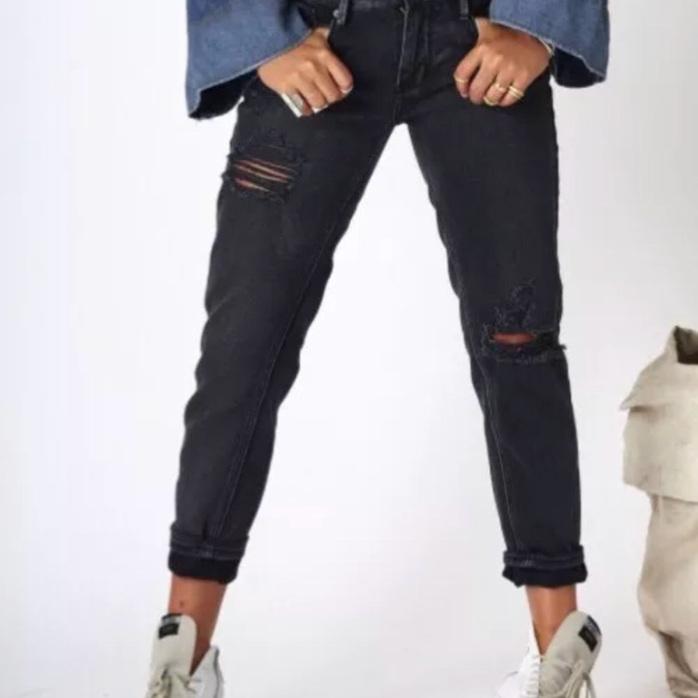 Denim CoLab Saltwater & Song Distressed Jeans